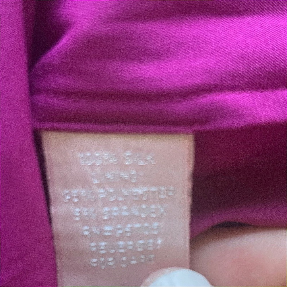 Rebecca Taylor Y2K Vintage Silk Micro Mini Balloon Pink Sheer Silk Embellished 2 - Picture 2 of 10